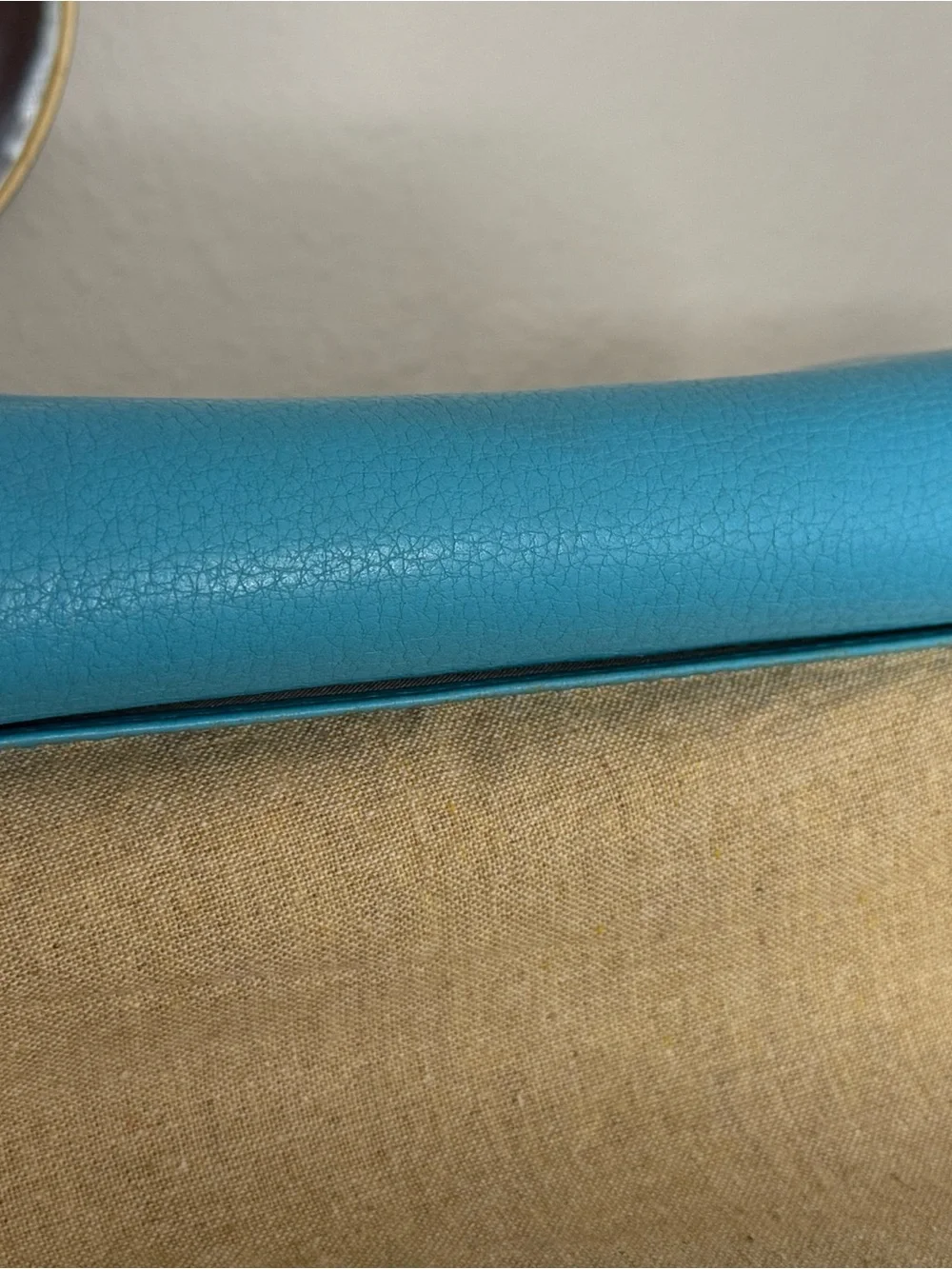 Michael Kors Turquoise Pebbled Leather Flap Wallet with Gold MK Emblem Limited